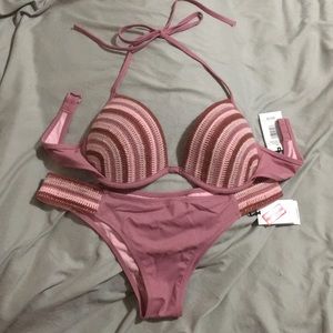 Sun rays halter bikini 34C extra cheeky